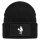 Beanie mit Patch Tennis Silhouette Black
