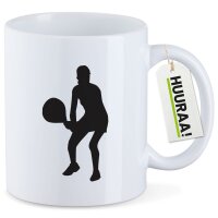 Kaffeetasse Tennis Silhouette 330ml