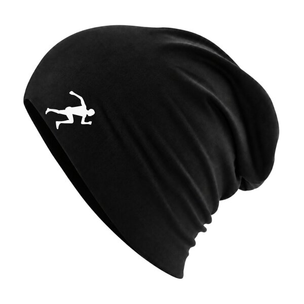 Beanie Läufer Silhouette