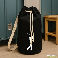 Seesack Golfer Silhouette 20 Liter Black