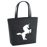 Filzshopper Einhorn Silhouette, 22 Liter