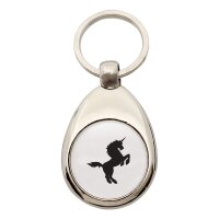 Schl&uuml;sselanh&auml;nger Einhorn Silhouette