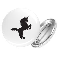 Button Einhorn Silhouette