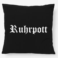Kissen Ruhrpott Schriftzug 40x40cm