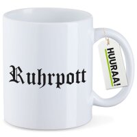 Kaffeetasse Ruhrpott Schriftzug 330ml