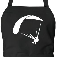 Sch&uuml;rze Gleitschirmflieger Silhouette