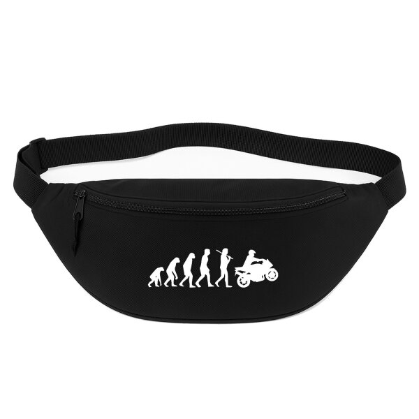 Bauchtasche Evolution Motorradfahrer Silhouette 2,5 Liter Black