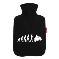W&auml;rmflasche Evolution Motorradfahrer Silhouette