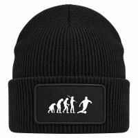 Beanie mit Patch Evolution Fu&szlig;ballspieler...