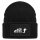 Beanie mit Patch Evolution Fußballspieler Silhouette Black