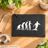 Kulturbeutel Evolution Fu&szlig;ballspieler...