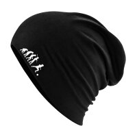 Beanie Evolution Fu&szlig;ballspielerin Silhouette
