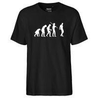 Herren T-Shirt Evolution Bodybuilding Silhouette