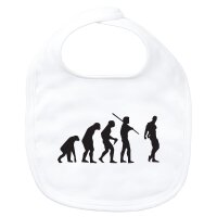 Baby Lätzchen Evolution Bodybuilding Silhouette