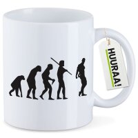 Kaffeetasse Evolution Bodybuilding Silhouette 330ml