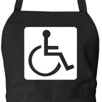 Sch&uuml;rze Rollstuhl Symbol