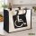 Jutetasche Rollstuhl Symbol 21 Liter Black
