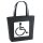 Filzshopper Rollstuhl Symbol, 22 Liter