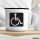 Emaille Tasse Rollstuhl Symbol 300ml Vintage