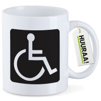 Kaffeetasse Rollstuhl Symbol 330ml