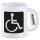 Kaffeetasse Rollstuhl Symbol 330ml