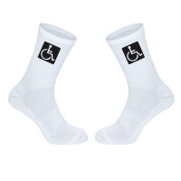 Unisex Socken Rollstuhl Symbol Baumwolle