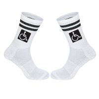 Unisex Socken Rollstuhl Symbol Baumwolle
