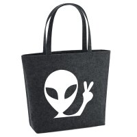Filzshopper Alien Peace, 22 Liter