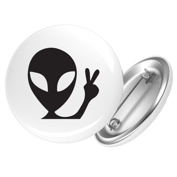 Button Alien Peace
