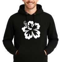 Unisex Hoodie Hibiskus Silhouette