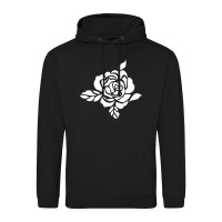 Unisex Hoodie Rose Silhouette
