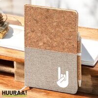 Notizbuch A5 Rockhand Silhouette 80 Blatt inkl....