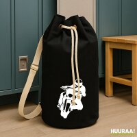 Seesack Motorradfahrer Silhouette 20 Liter Black