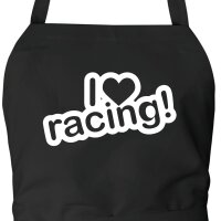Sch&uuml;rze I love racing! Herz