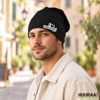 Beanie I love racing! Herz
