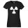 Damen T-Shirt Radioaktivität Symbol
