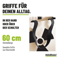 Jutetasche Radioaktivität Symbol 21 Liter Black