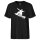 Herren T-Shirt Snowboarder Silhouette