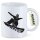 Kaffeetasse Snowboarder Silhouette 330ml