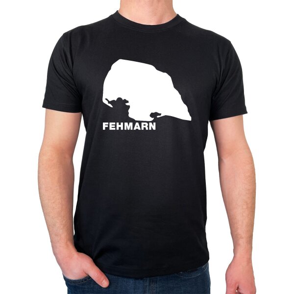 Herren T-Shirt Fehmarn Umriss