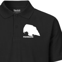 Herren Polo Shirt Fehmarn Umriss