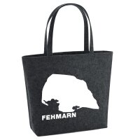 Filzshopper Fehmarn Umriss, 22 Liter