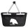 Einkaufskorb faltbar Fehmarn Umriss 20 Liter Black