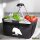 Einkaufskorb faltbar Fehmarn Umriss 20 Liter Black