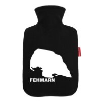 Wärmflasche Fehmarn Umriss