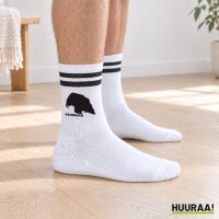 Unisex Socken Fehmarn Umriss Baumwolle