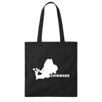 Jutebeutel Chiemsee Umriss 10 Liter