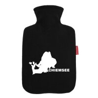 W&auml;rmflasche Chiemsee Umriss
