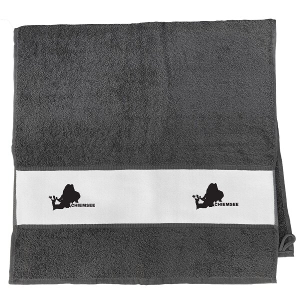 Handtuch Chiemsee Umriss 50x100cm