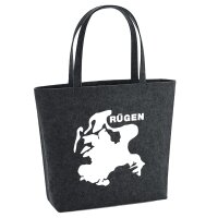 Filzshopper R&uuml;gen Umriss, 22 Liter
